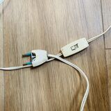 Large turned wooden lamp base