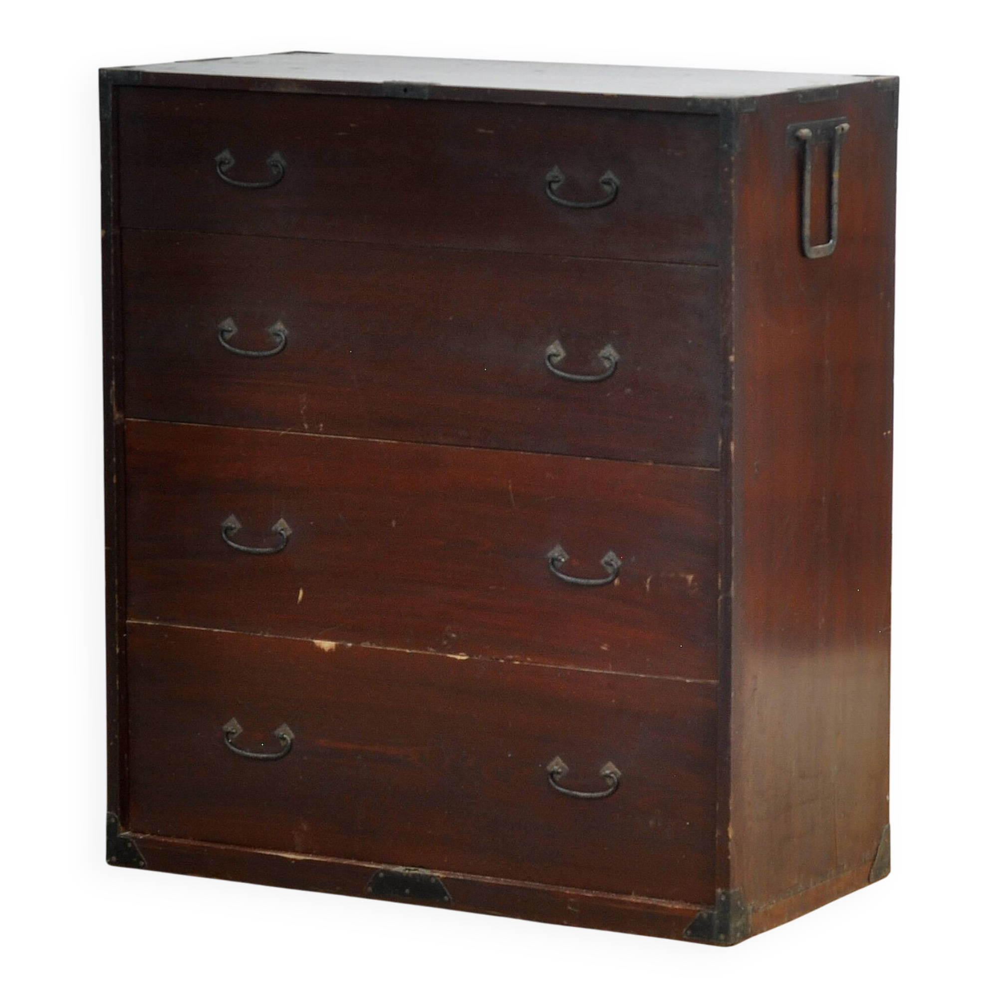Commode Tansu japonaise, vers 1890