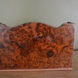 Burl wood mail holder