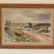 Huile sur toile suédoise – “Paysage” par Budde Nielsen – Signée et encadrée
