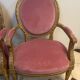 Pair of armchairs Louis XVI style Napoleon III