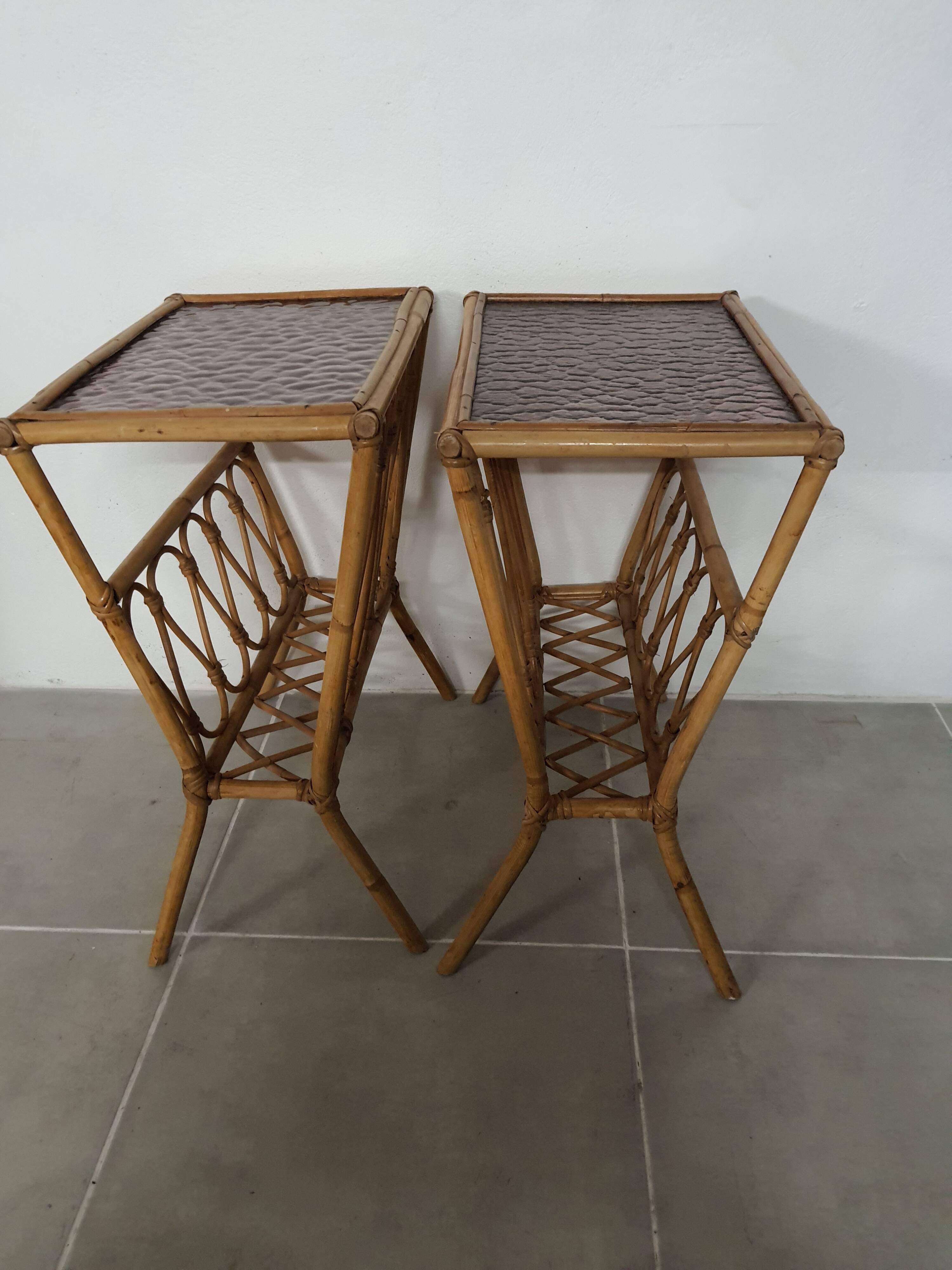 Glass rattan review doors