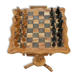 table chess games made of olive wood