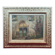 oil on panel signed Crismane - Former leper colony of Oudon Loire Atlan