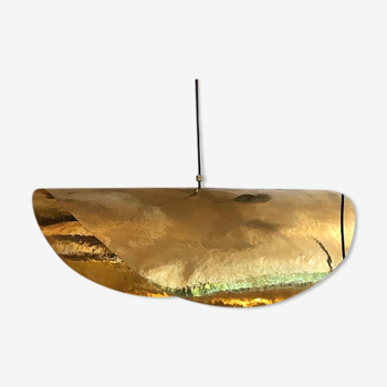 Hammered brass light fixture 40cm