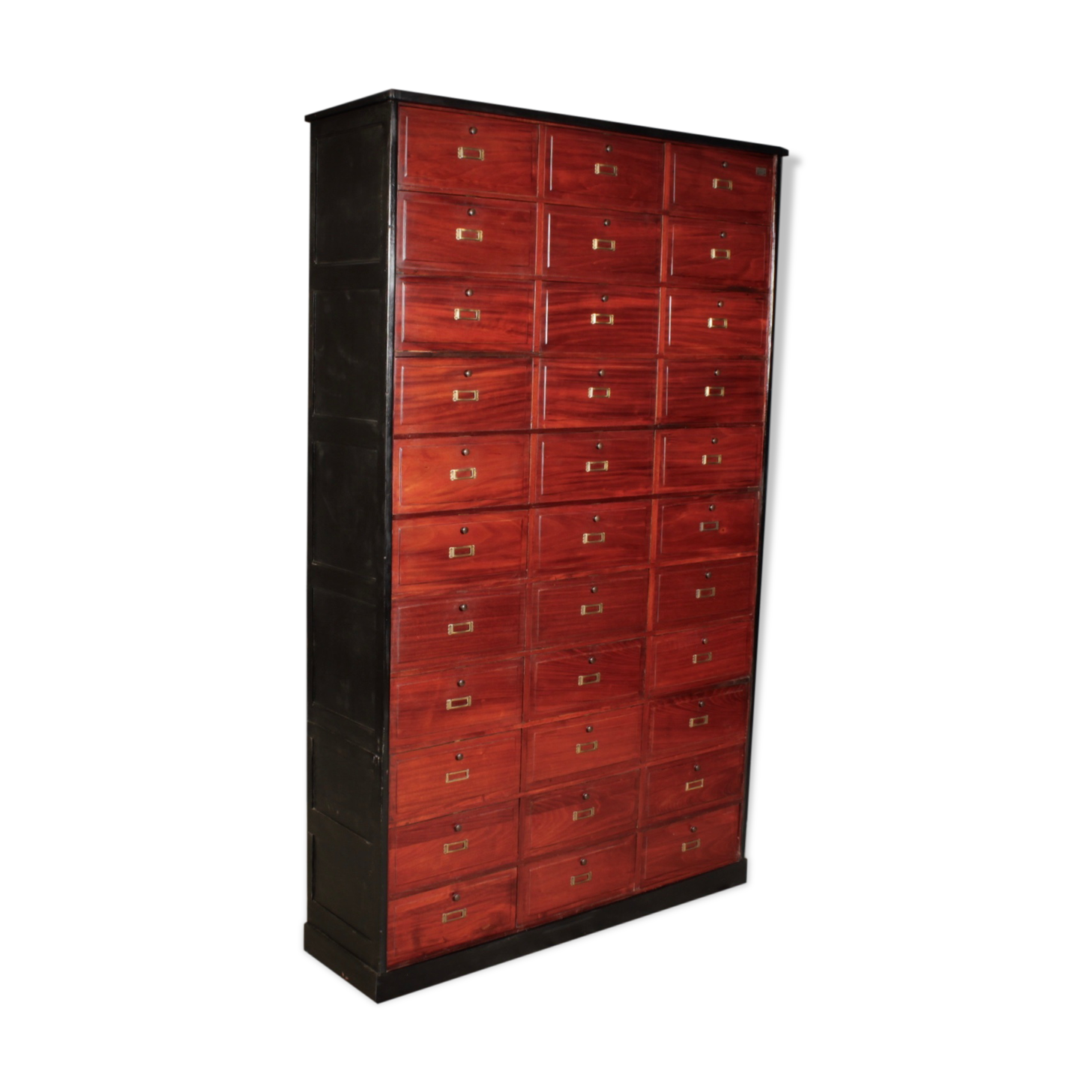 French Mahogany Lockers / Filing Cabinet