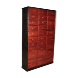 French Mahogany Lockers / Filing Cabinet