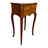 Bedside table in Louis XV style marquetry