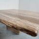 Vintage Italian travertine coffee table, 70s