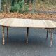 19th century Louis Philippe extendable round dining table, restored in wood, 230