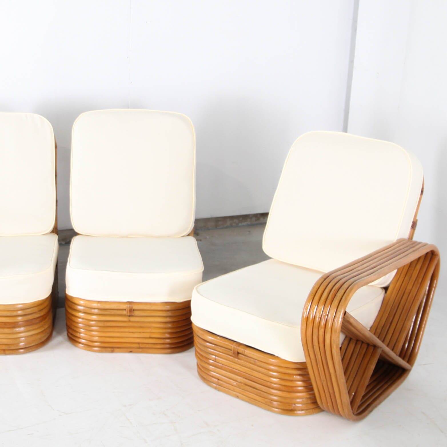Salon en rotin de Paul Frankl