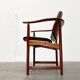 Fauteuil King en Teck Danois du Milieu du Siècle par Arne Hovmand Olsen pour Onsild Møbelfabrik et Jutex, années 1950