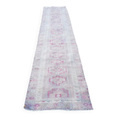 Vintage Turkish hallway rug 82x400 cm