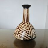 Heber Paz ceramic vase, Chulucanas Peru 1970