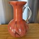 Large vintage opaline vase from Florence, Italy, 1960s-1970s.