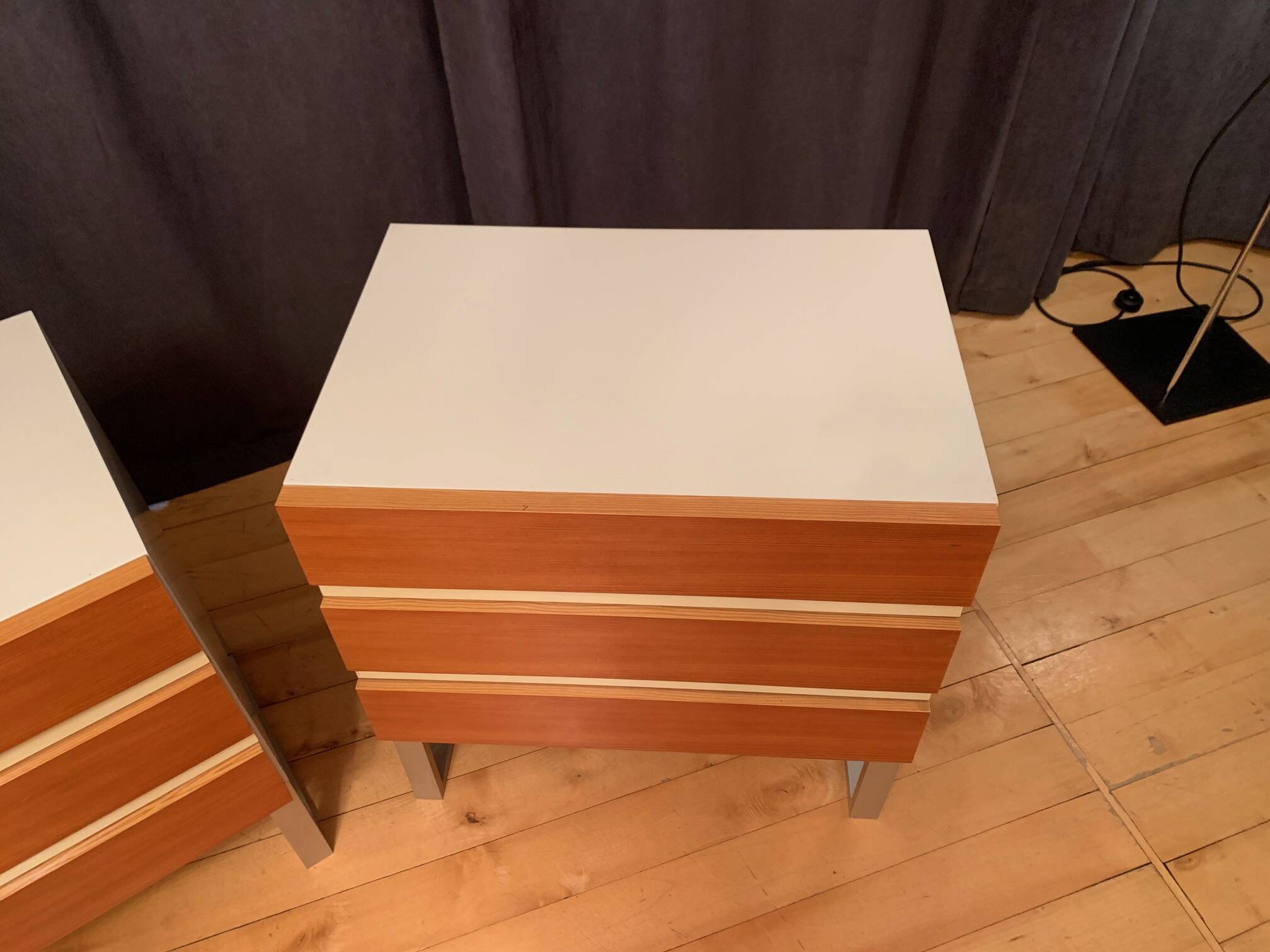 Set of two Interlübke chests of drawers, Germany, 1970s.