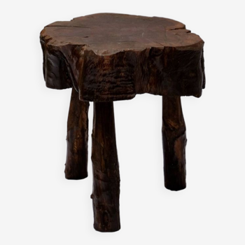 Brutalist free form stool