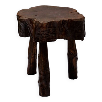 Brutalist free form stool