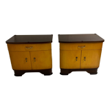 Pair of bedside table art deco
