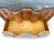 antique walnut serpentine commode