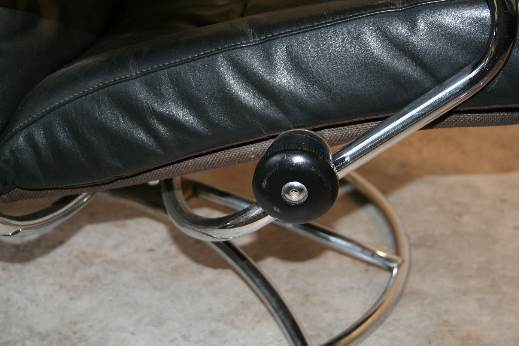 Vintage leather armchair