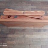 Coffee table in pine Pierre Beguet 70s