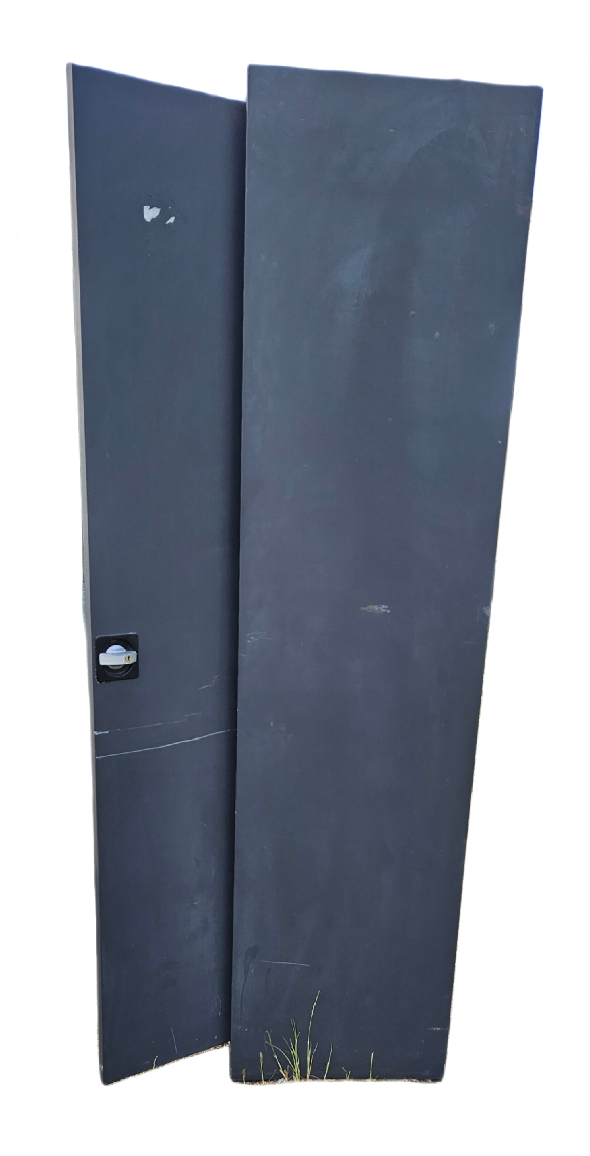 Industrial cabinet navy blue iron