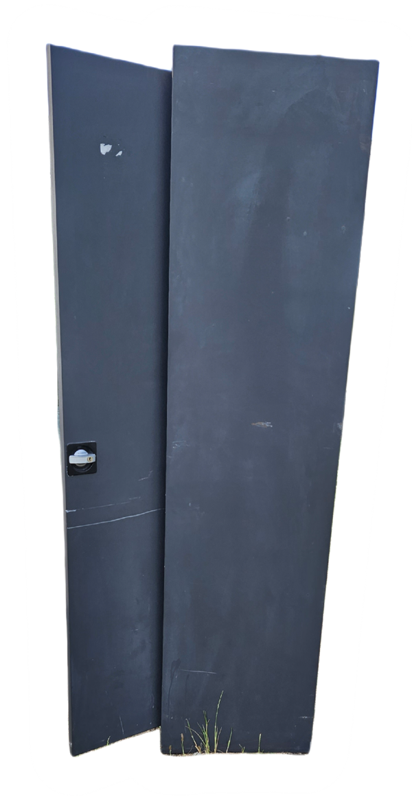 Armoire vestiaire industrielle fer bleu marine