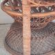 Emmanuelle chair Peacock vintage rattan