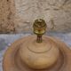 Pied de lampe en bois tourné