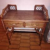 Bamboo and rattan extra furniture hairdresser