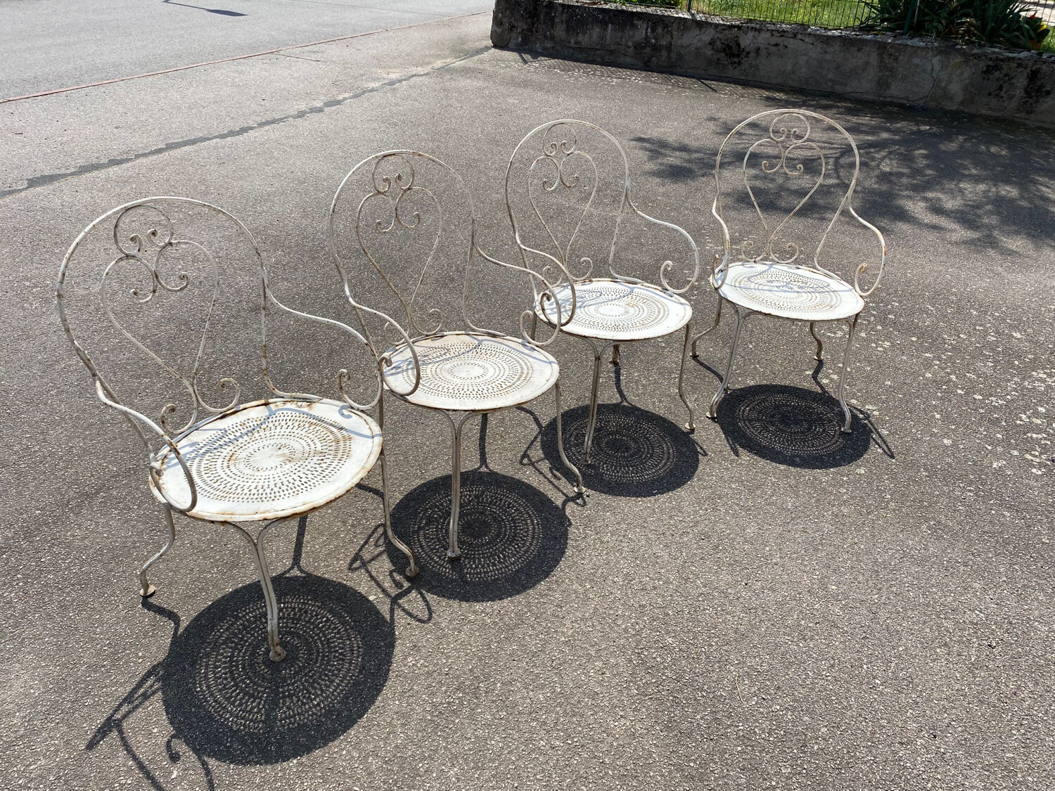 Metal garden furniture 5 pieces