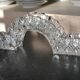 Crystal centerpiece/candle holder