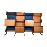 Mid-Century Modern modular wood bookcase from 50s