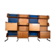 Mid-Century Modern modular wood bookcase from 50s