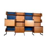 Mid-Century Modern modular wood bookcase from 50s