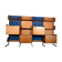 Mid-Century Modern modular wood bookcase from 50s