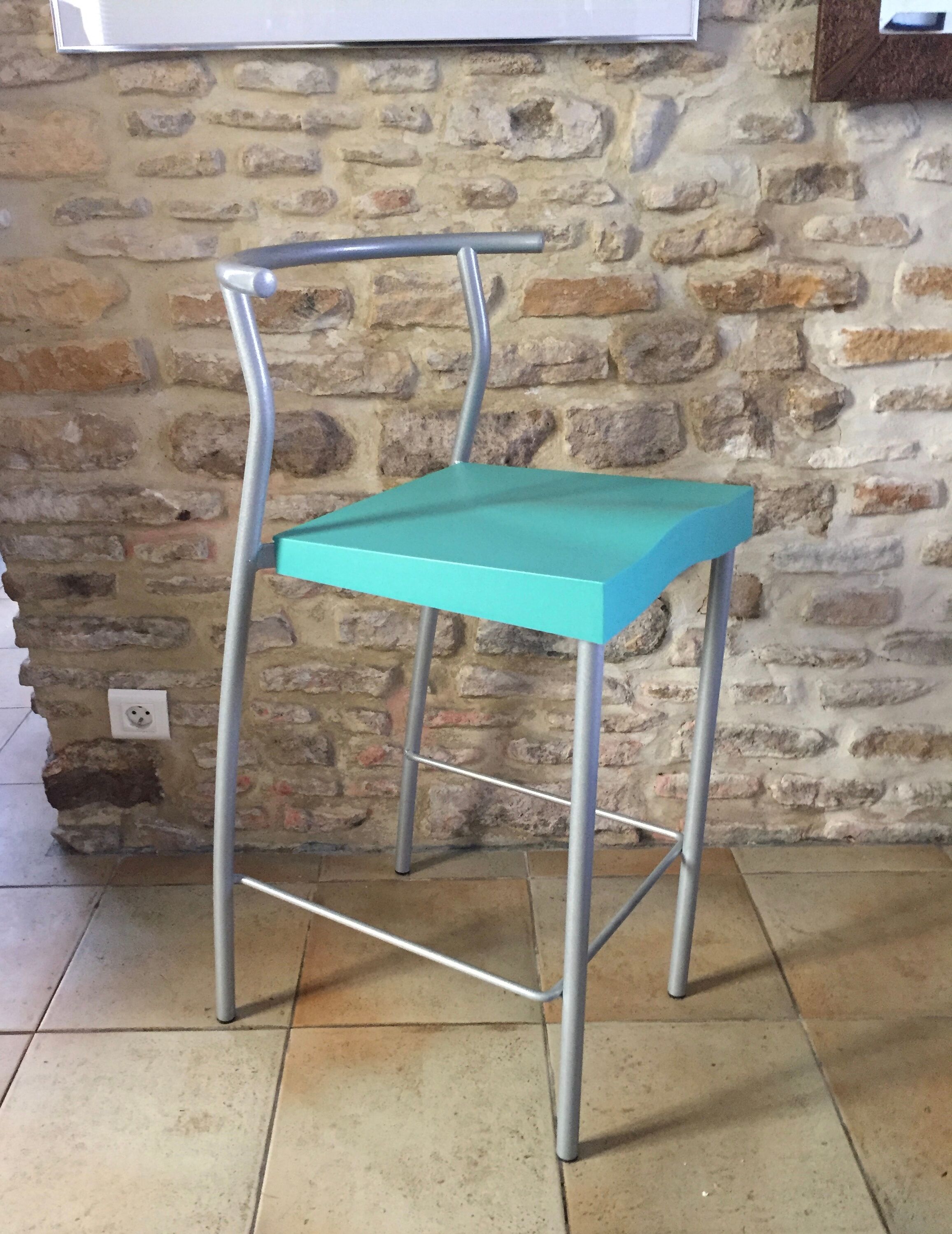 Pair of vintage stools hi glob by Philippe Starck, Kartell