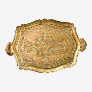 Golden Venetian tray