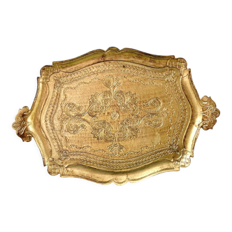 Golden Venetian tray