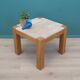 Table basse en chêne, design danois, années 1970, production : Danemark