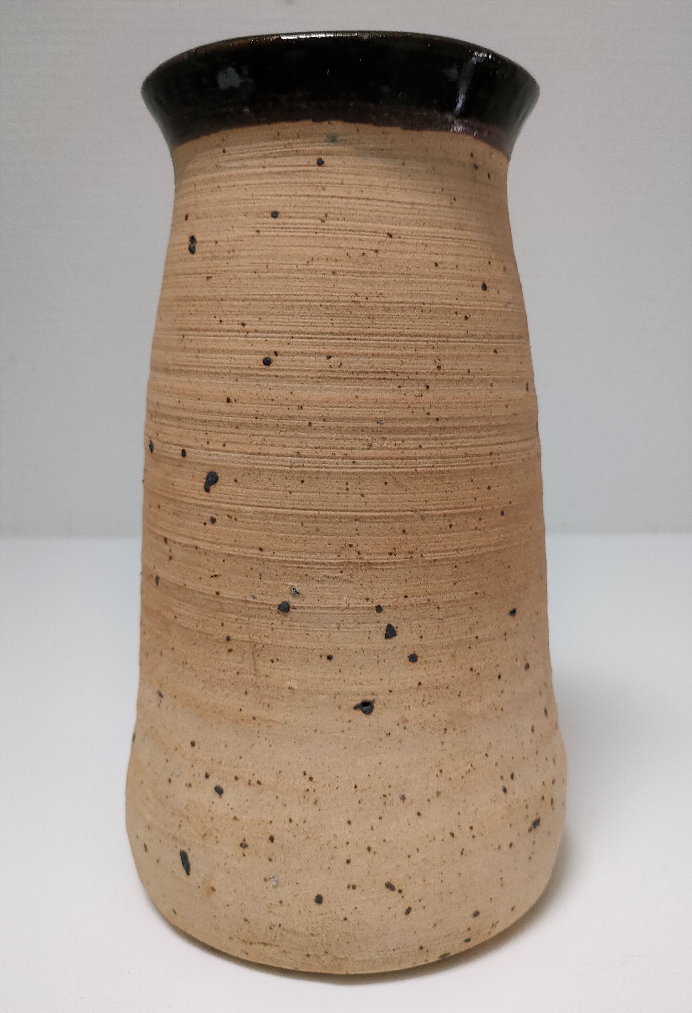 Trois vases grès céramique vintage