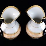 Paire d'aiguières en porcelaine de style Antique par Carl THIELSCH, ALTWASSER, c. 1860