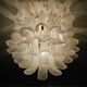 Grand petal chandelier Hollywood Regency in Murano glass from 1960.