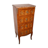 Chiffonier former Louis XVI marquetry style  good condition