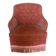 Petit fauteuil crapaud rose