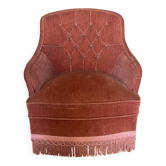 Small pink toad armchair
