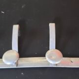 Aluminum wall coat rack