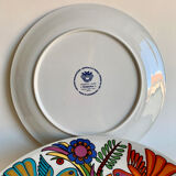 Set of 6 Villeroy & Boch Acapulco plates, 1970s