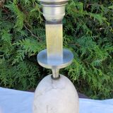 Lampe oeuf en marbre des années 70 bf Italie